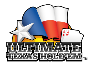 "Ultimate Texas Hold’em" in decorative text